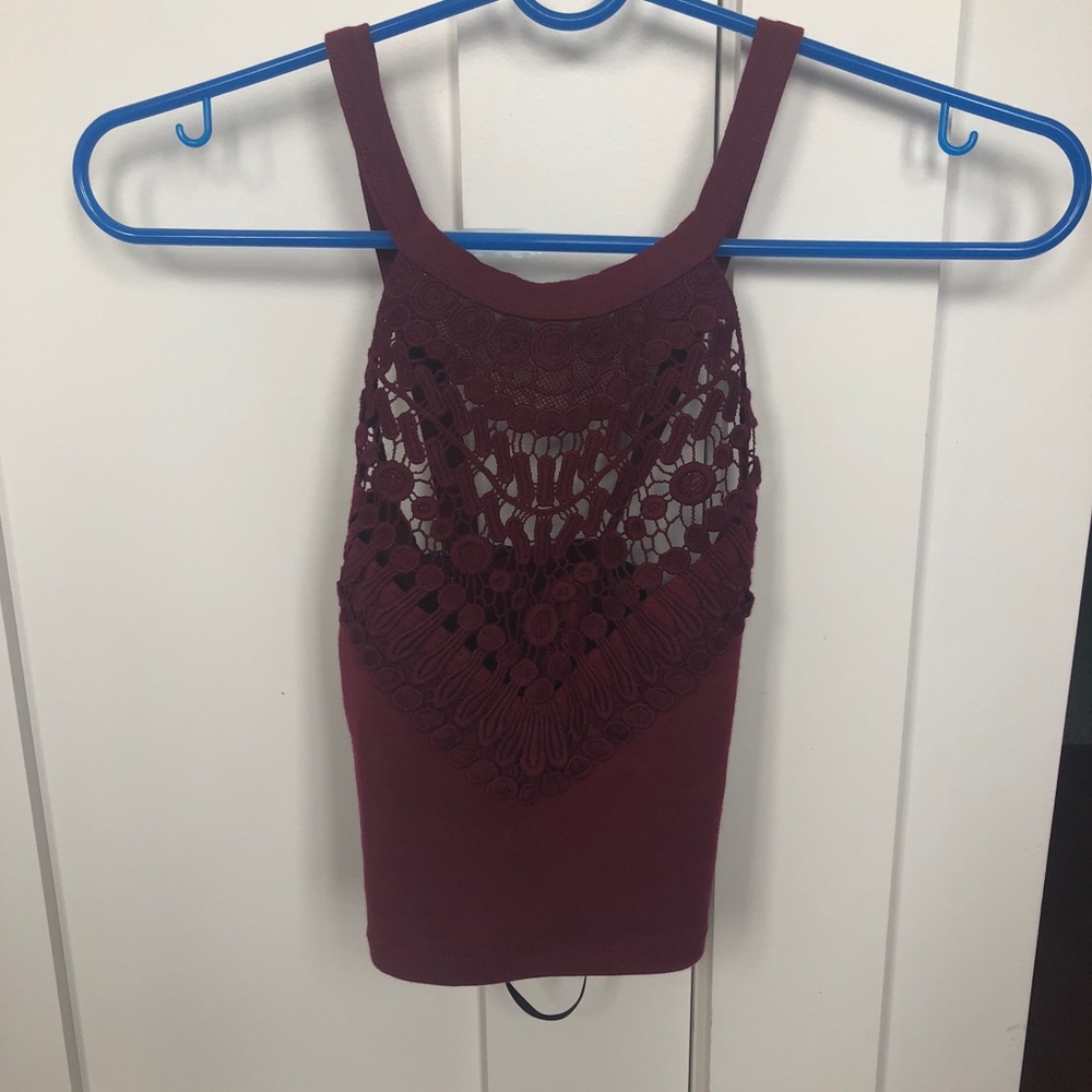 Forever 21 crochet crop top